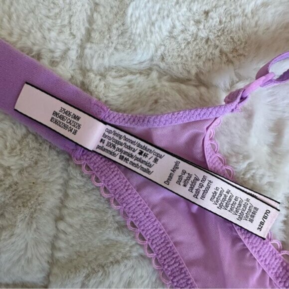 Victoria's Secret | Lilac Without the Padding Push Up Bra | Size 32B - Picture 10 of 10